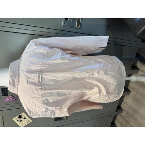 Columbia Women's Button-Up Shirt - Light Pink - Sz Lg - Picture 3 of 6